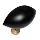 Black shell wall lamp