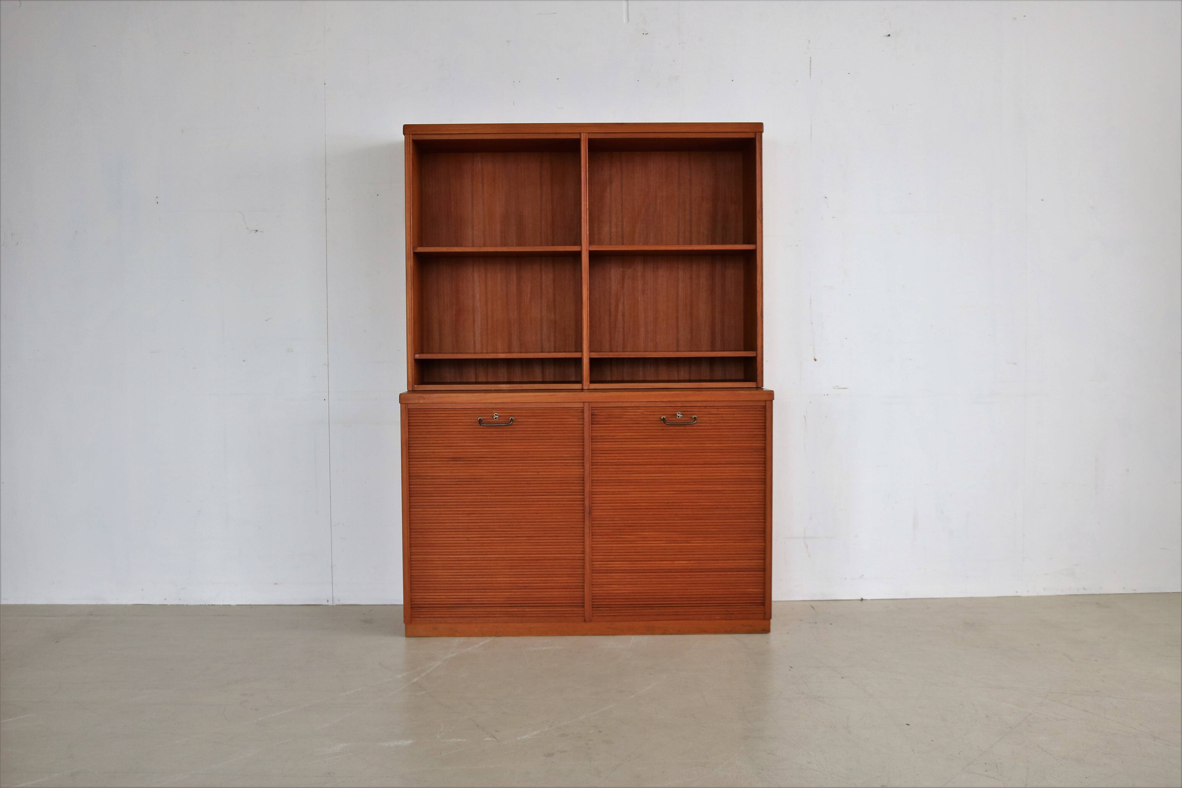 Cabinet de classement en teck vintage de Flexi Mobler