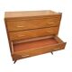 Vintage chest of drawers from the 70s with compass feet