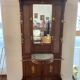 Walnut coat rack early XX th