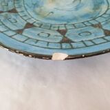 Assiette en céramique vintage 60's 70's - Signée A. Maunier (Vallauris) 29cm