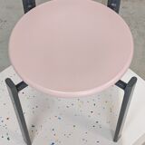 Suite of 4 80s design chairs published by Samo