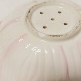 Flower barbotine drainer salad bowl