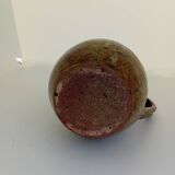 Brown pyrite stoneware pitcher by Guy Baudat