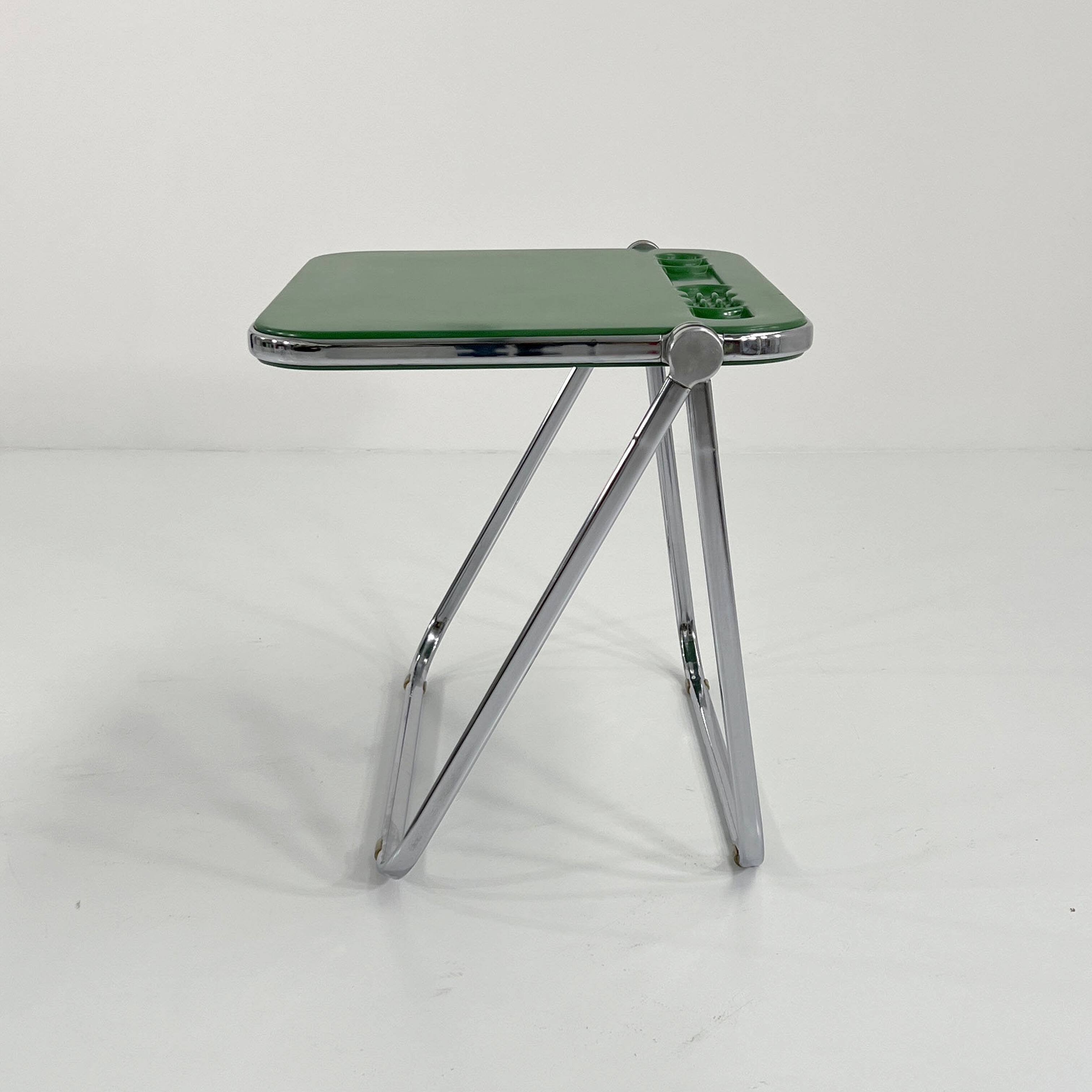 Platone Green Folding Desk by Giancarlo Piretti for Anonima Castelli, 1970
