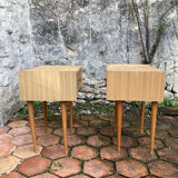 Pair of vintage bedside tables
