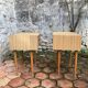 Pair of vintage bedside tables