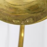 Two-armed brass chandelier from Vienna by Hagenauer, mid-century candle holder, Austria, 1940s.