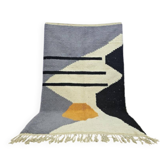 Tapis beni ouarine fait main traditionnel taille 250cmx150cm
