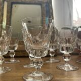 St Louis crystal white wine glasses