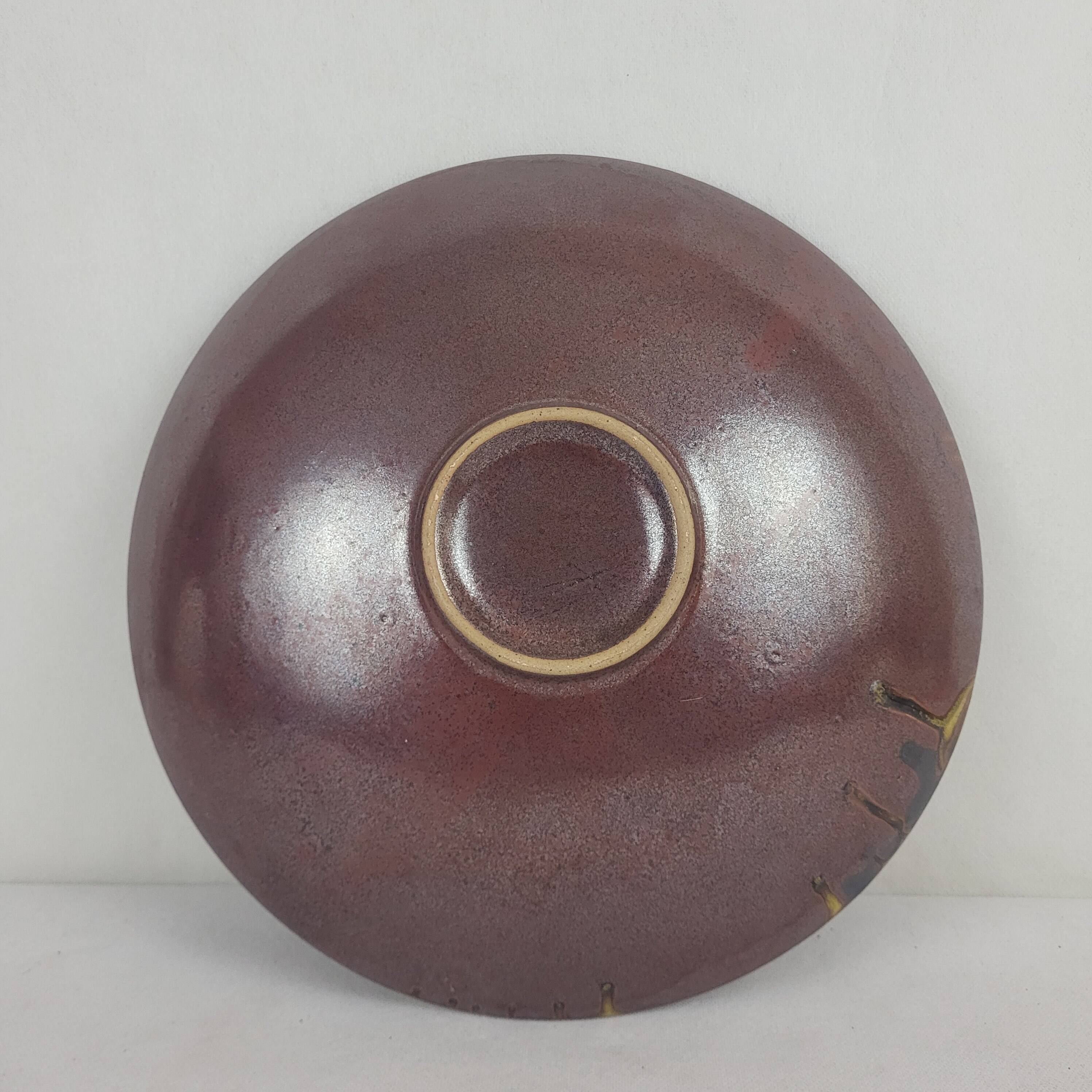 Stoneware dish Jean Cacheleux / Puisaye