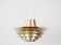 Danish suspension lamp Verona by Svend Middelboe, Lyfa, 1960s.