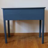Small desk or vintage dressing table, blue