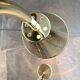 Mid-century brass floor lamp by Jacques Adnet for Valenti, Spain, 1960s.