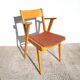 Chair bridge compass vintage 1960 red