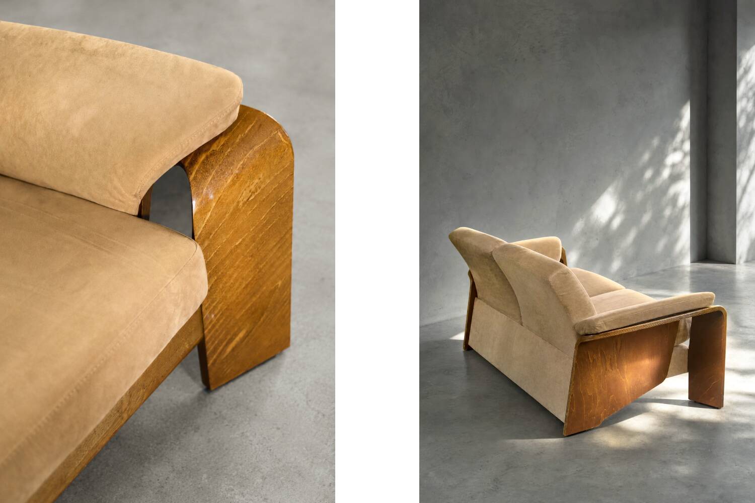 Canapé 2 places Pegasus Ekornes, Norvège années 50