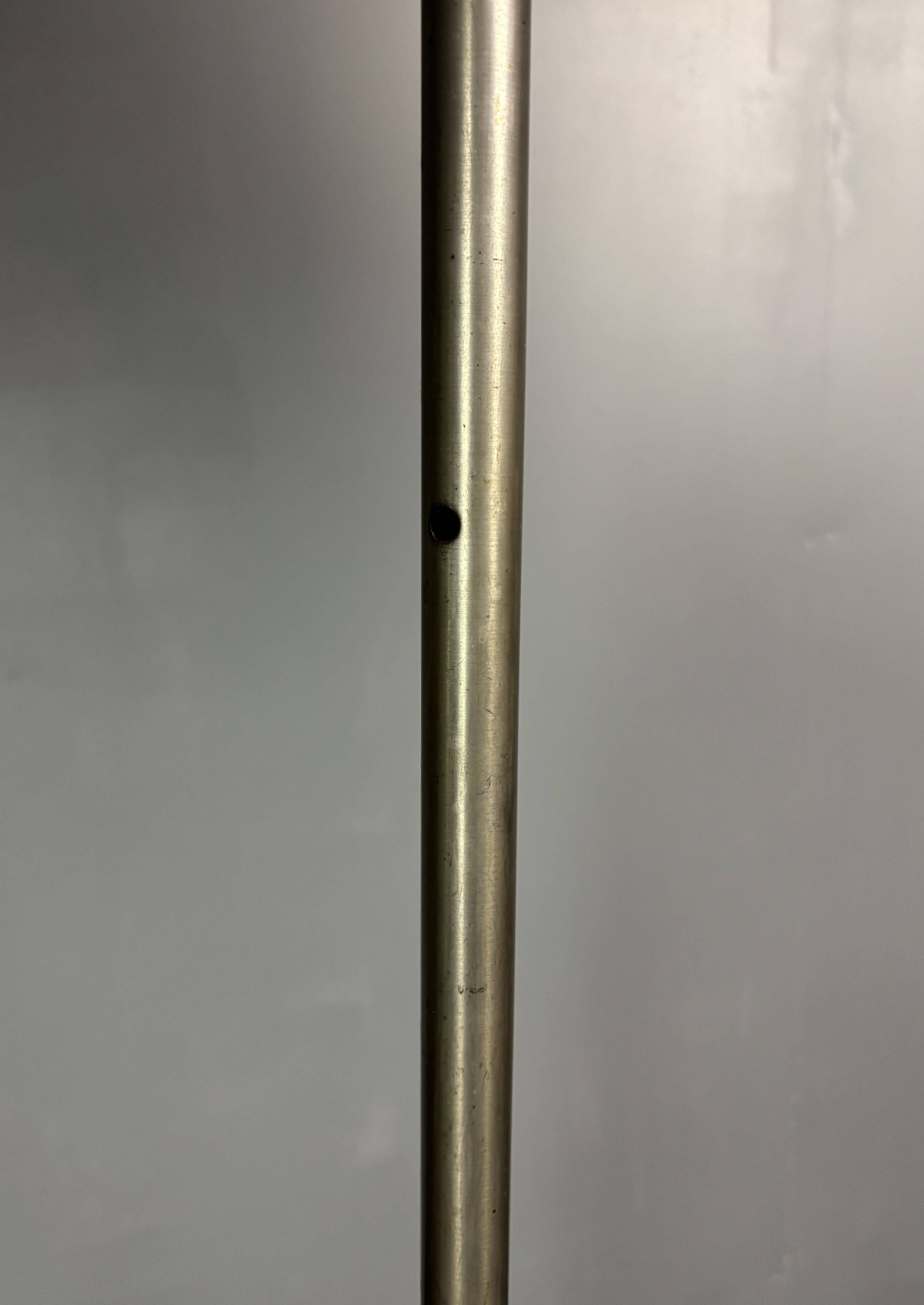Dutch art deco modernist Bauhaus GISO 451 arc floor lamp W.H. Gispen, 1929
