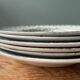 Set of 6 old Hollow Plates Earth of Iron mismatched