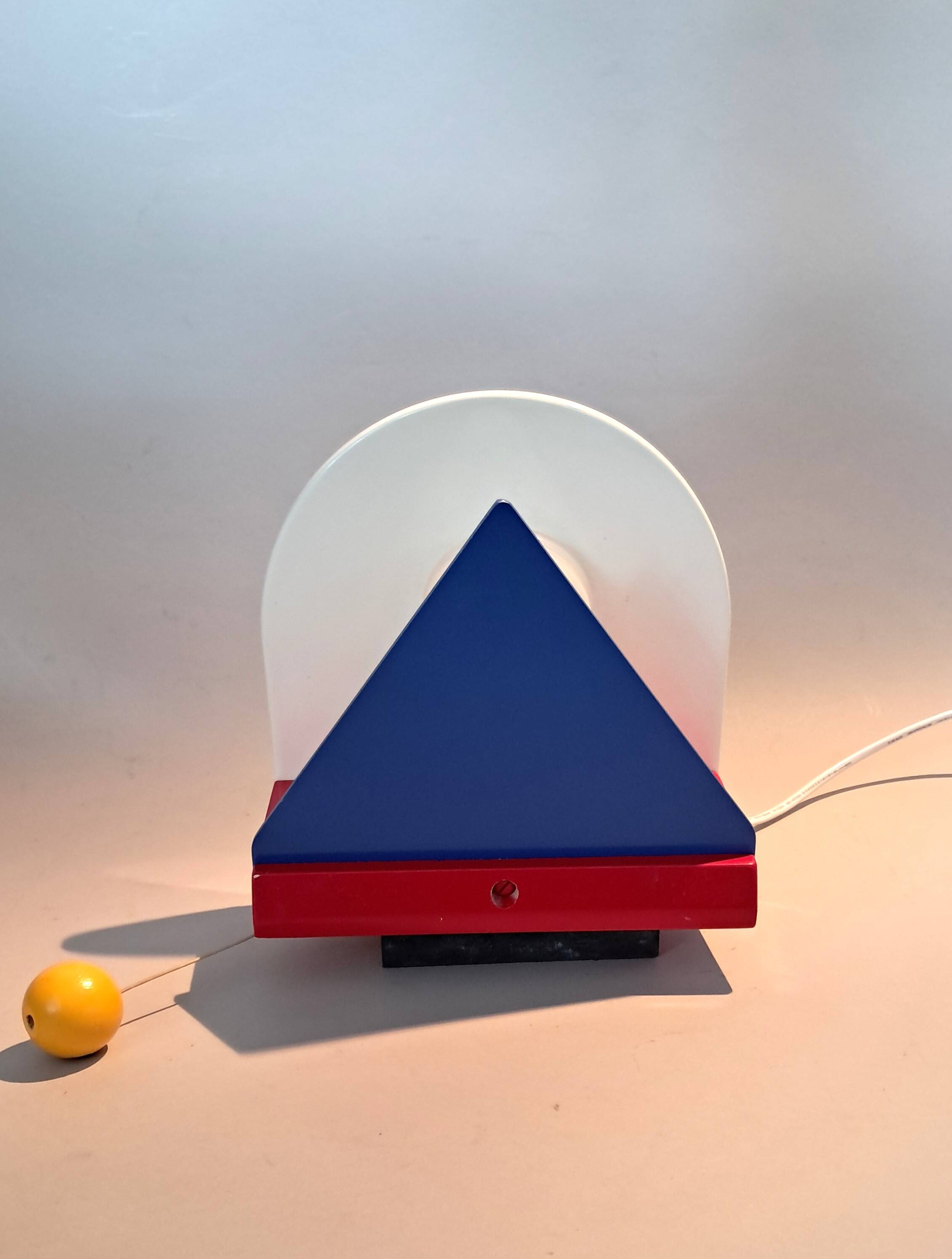 Memphis-style wall lamp from Ikea, vintage, by Ettore Sottsass, 1980.