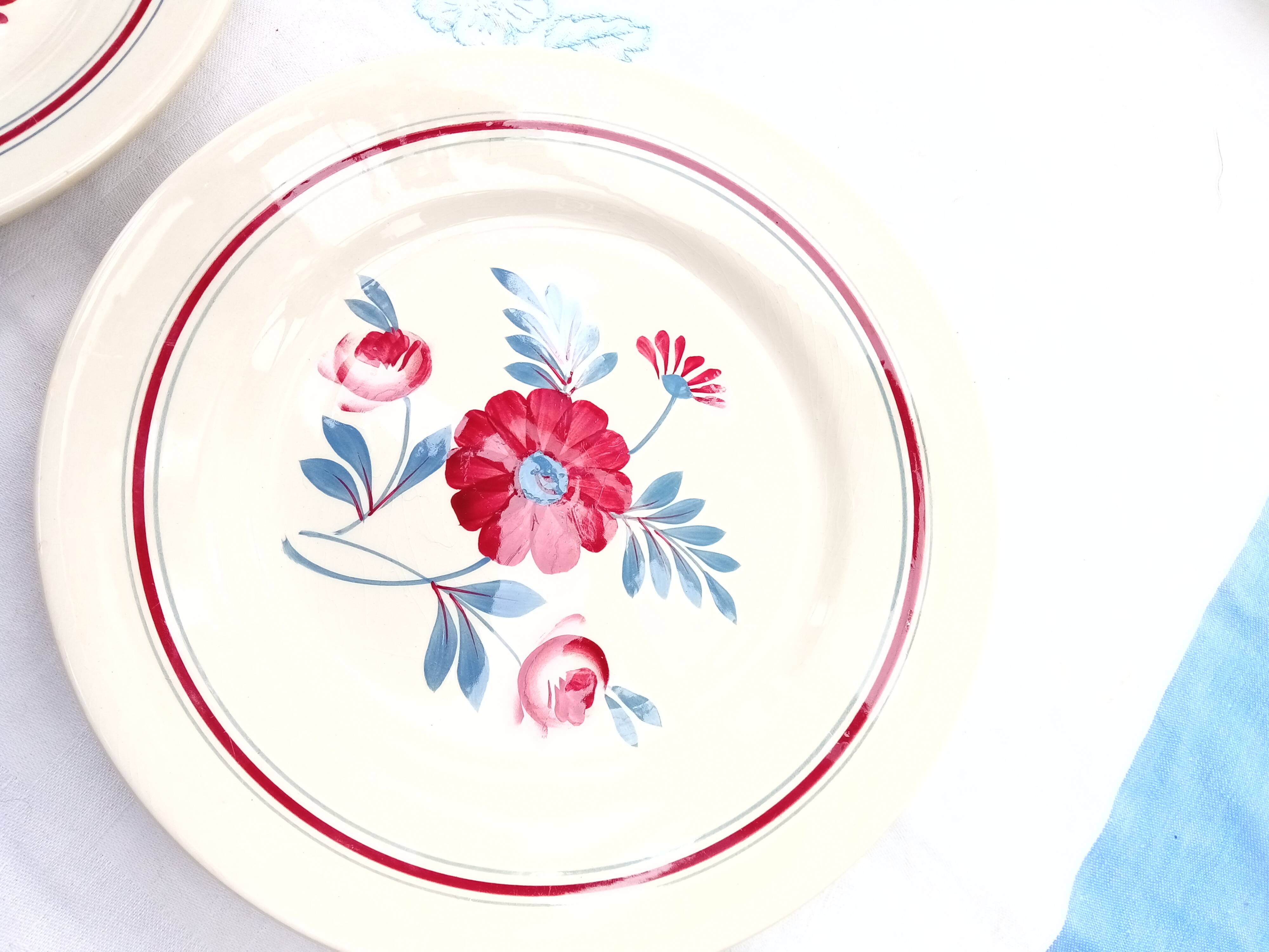 Assortment of 6 dinner plates