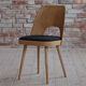 Set of 4 Dining Chairs by Oswald Haerdtl, Reupholstered, Midcentury