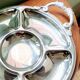 Plateau inox Jean Couzon vintage