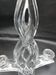 4 crystal lily candle holders from Vannes le Châtel.