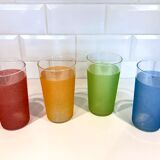 Granite orangeade glasses from the 60s