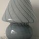 Lampe champignon en verre de Murano, 1980