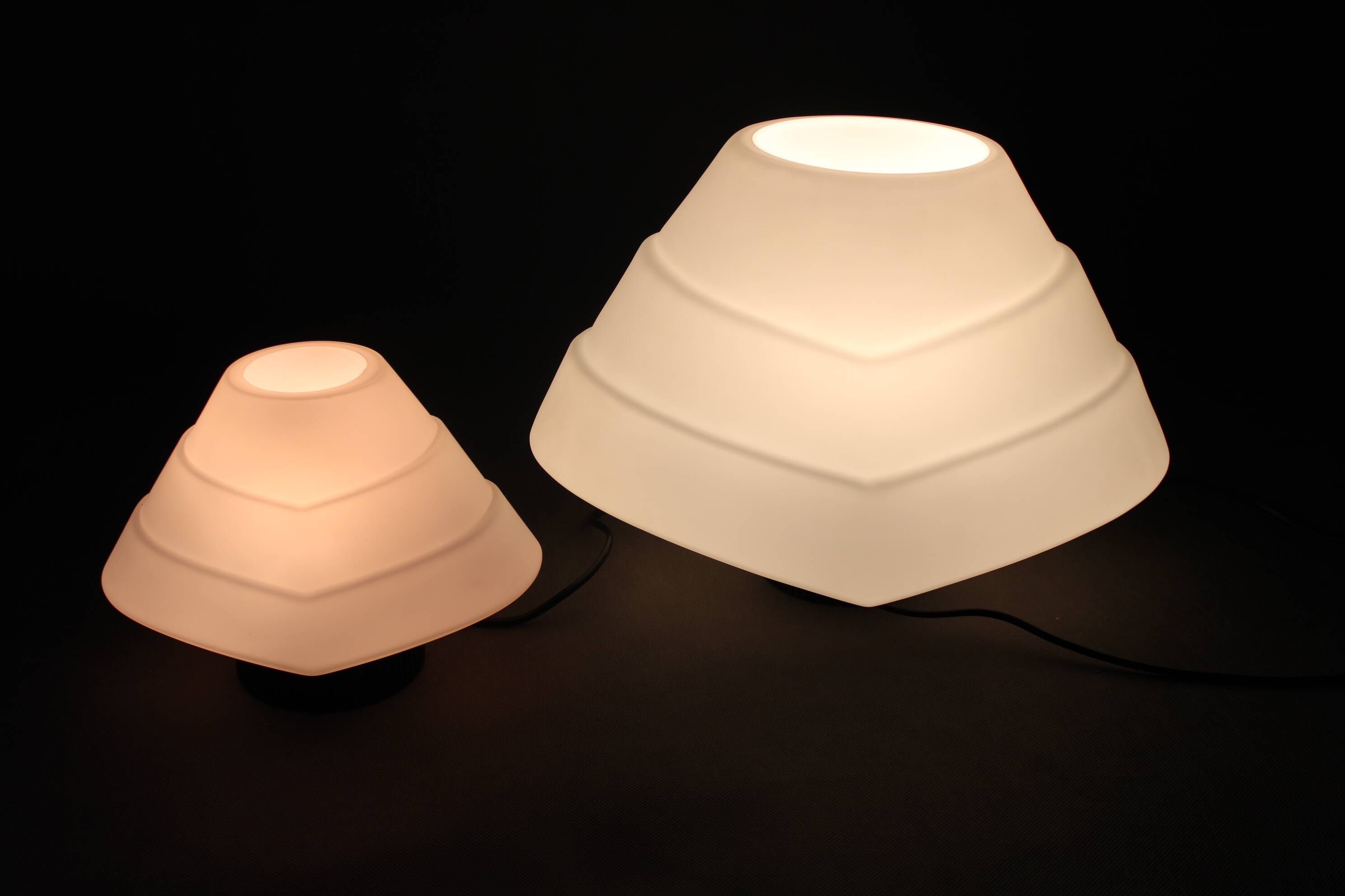 1980s Pair of Murano Table Lamps , Italy