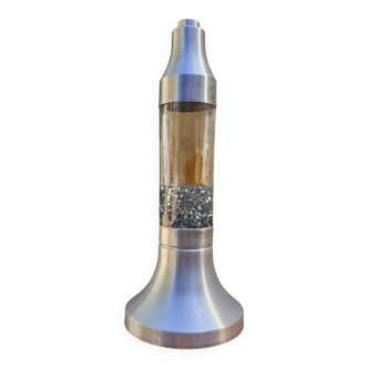 Lava lamp Space Age Year 70 Brushed Metal