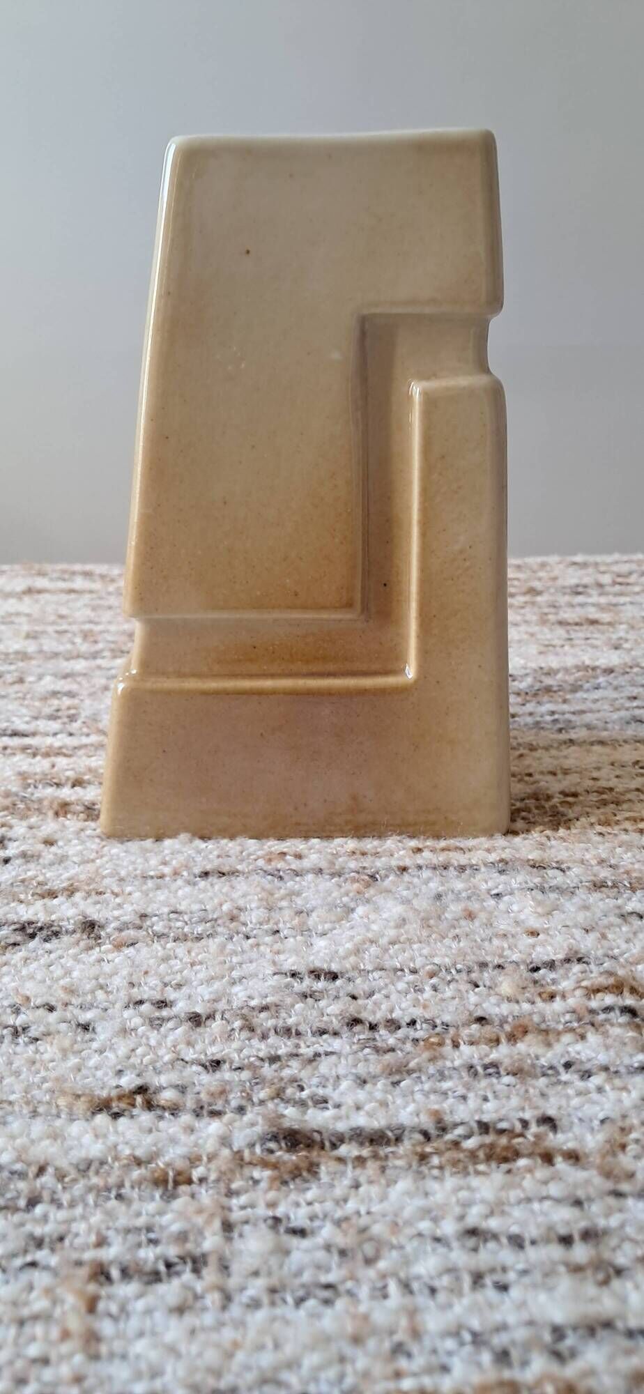 Ceramic vase in modernist style made in France.