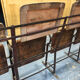 Old cinema chairs, early 20th century