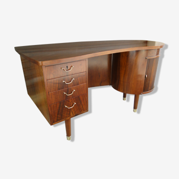 Bureau vintage en noyer de Kai Kristiansen Danemark 1950