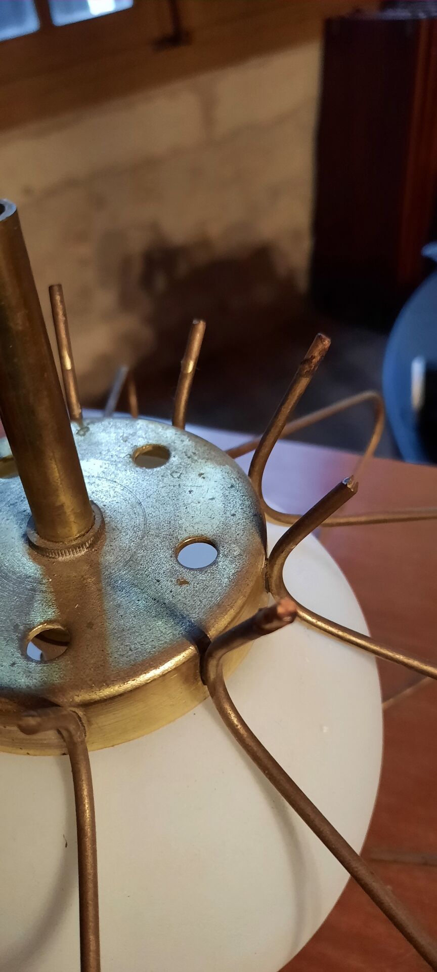 Vintage "spider" pendant lamp