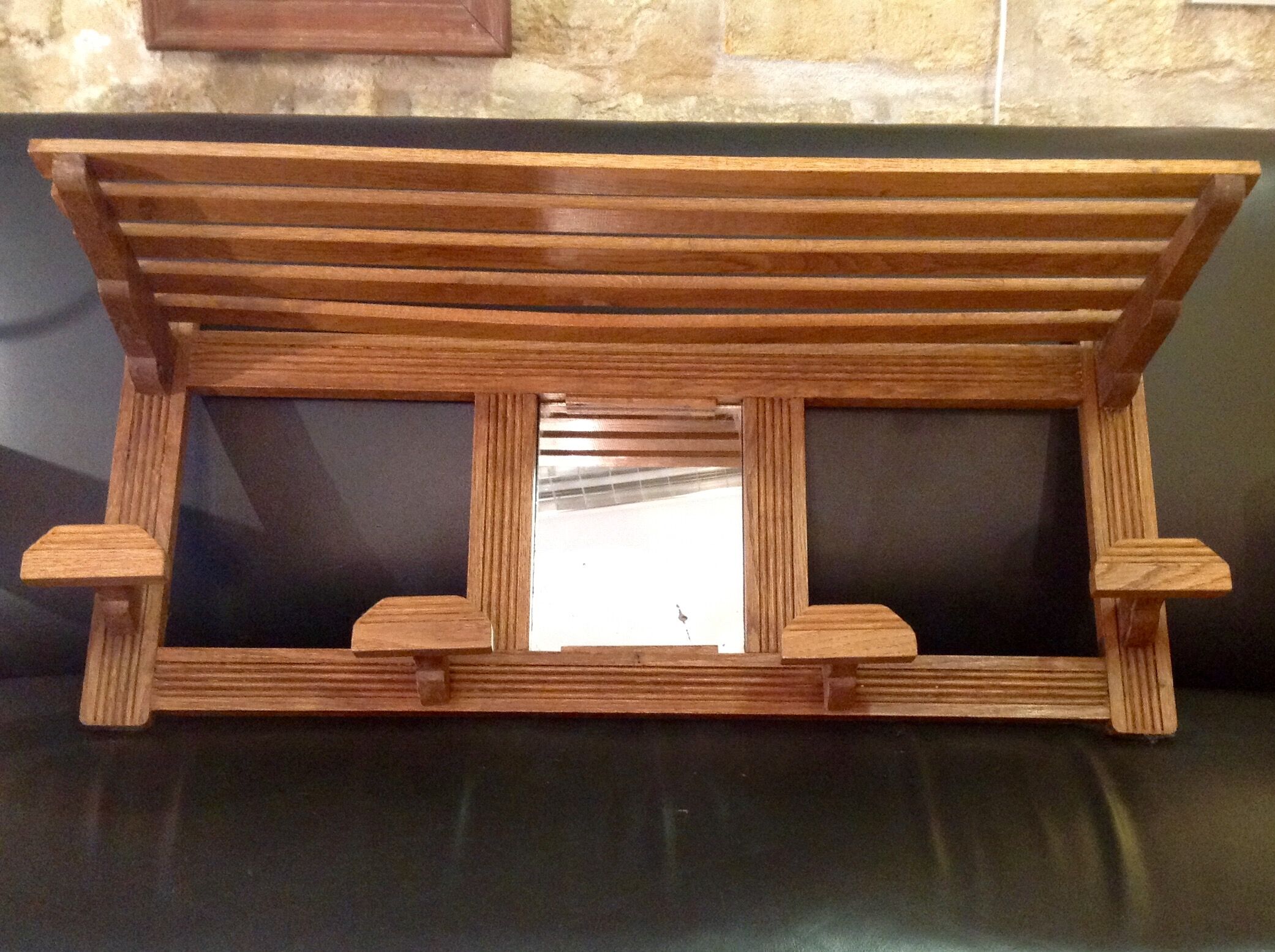 Coat rack wall art deco