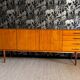 Enfilade acajou verni 1960