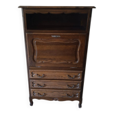 Vintage solid wood bar cabinet