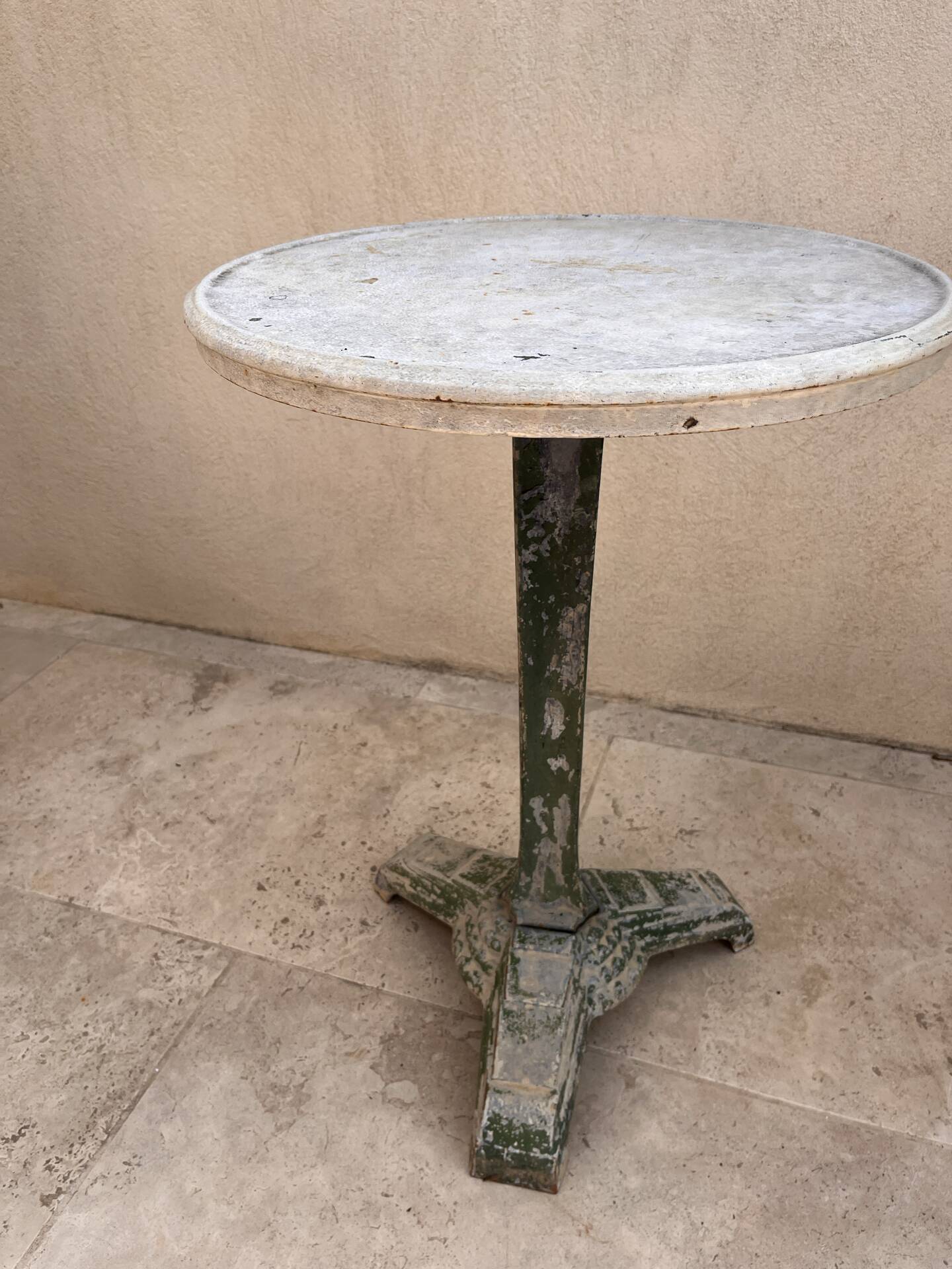 Art Deco cast iron side table