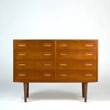 Danish Teak Sideboard Dresser Chest of Drawer by Poul Hundevad - 1960s Design Mid-Century