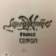 Plat « Sarreguemines - Congo » Fleurs art déco