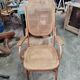 Bentwood and cane armchair attributed to Thonet.