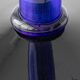 Gae Aulenti pour la lampe de table en verre de Murano Vistosi, 'Neverrino' Murrine bleu-vert