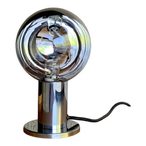 Lampe de table chromée vintage