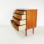 Tekowa komoda Mid century, Sykklven, proj. Brodrene Blindheim, Norway, lata 60.