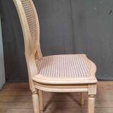 Set of 6 Louis XVI style caned chairs