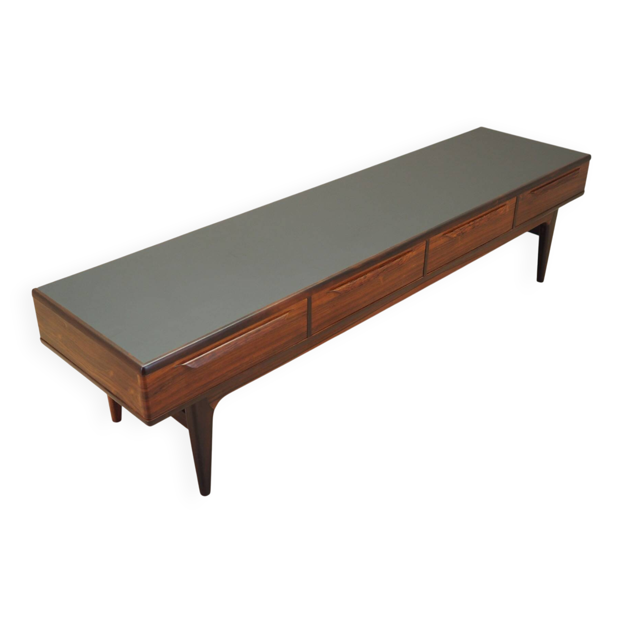 Rosewood lowboard, Danish design, 1970s, production: Denmark