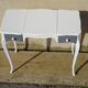 Small white and grey wooden dressing table