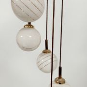 Vintage cascade '70's regency' golden pendant