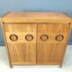 Vintage brutalist bar cabinet 1970s